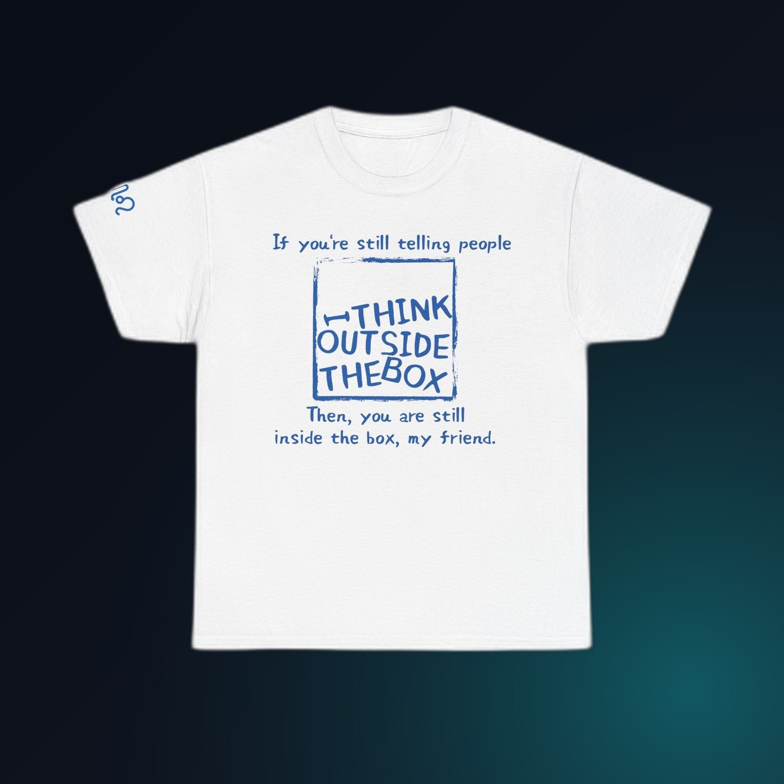 White Gildan 5000 unisex t-shirt