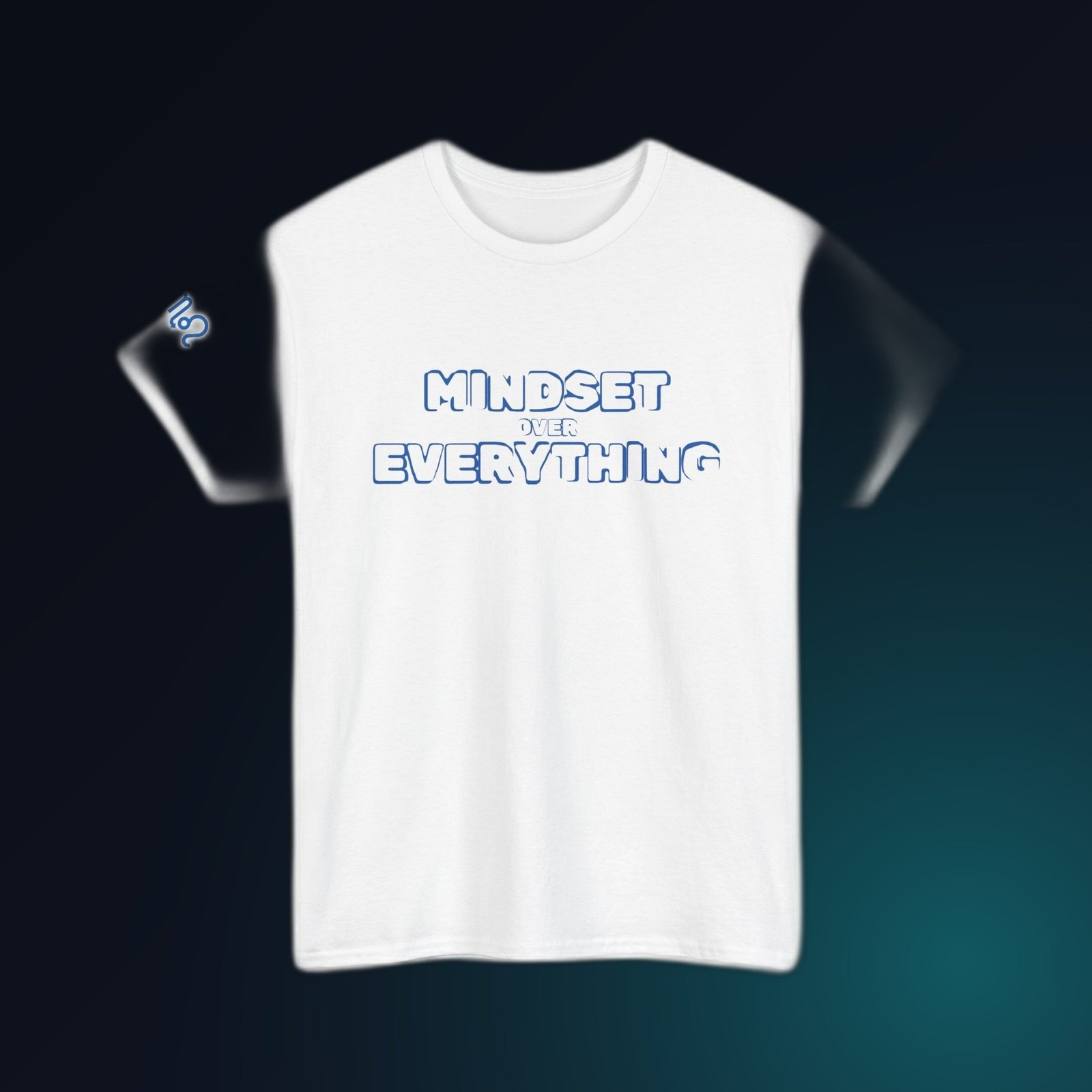 White Gildan 5000 unisex t-shirt