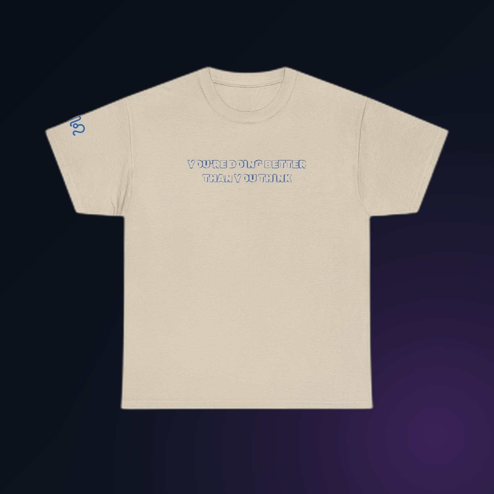 Sand Gildan 5000 unisex t-shirt