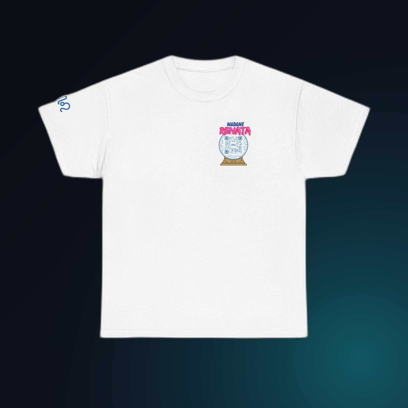 White Gildan 5000 unisex t-shirt
