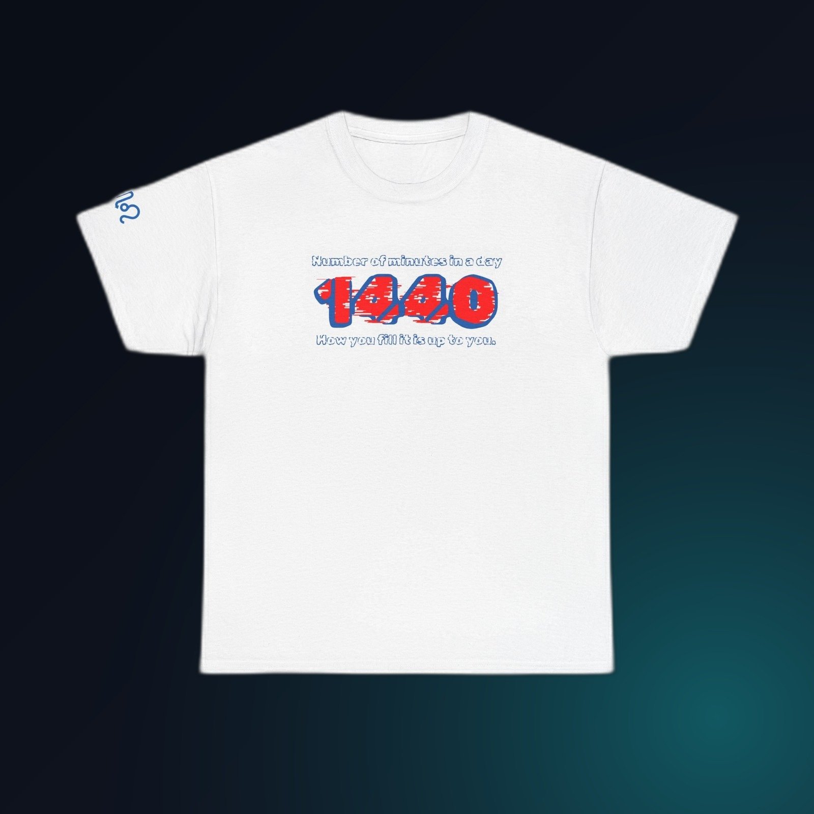 White Gildan 5000 unisex t-shirt