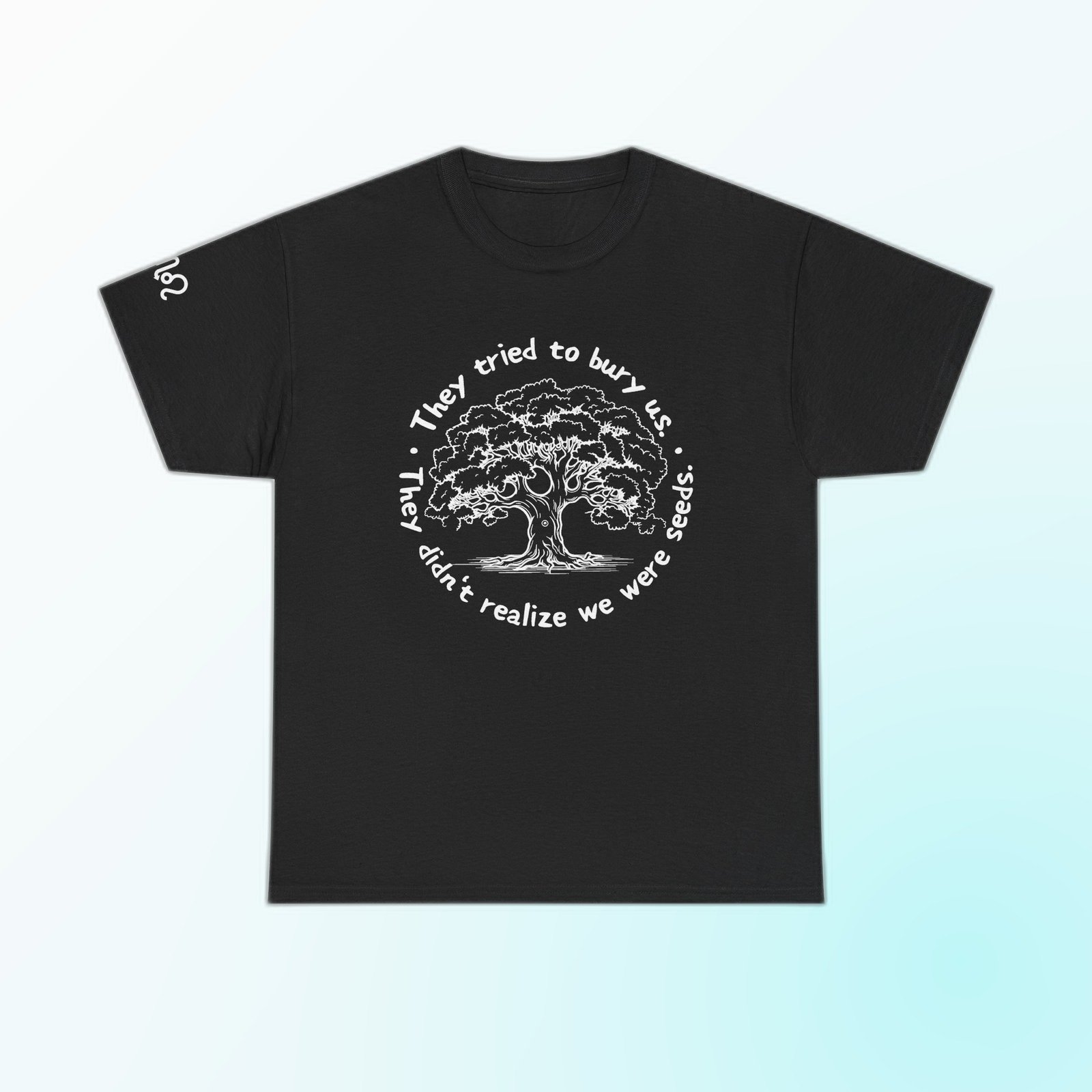 Black Gildan 5000 unisex t-shirt