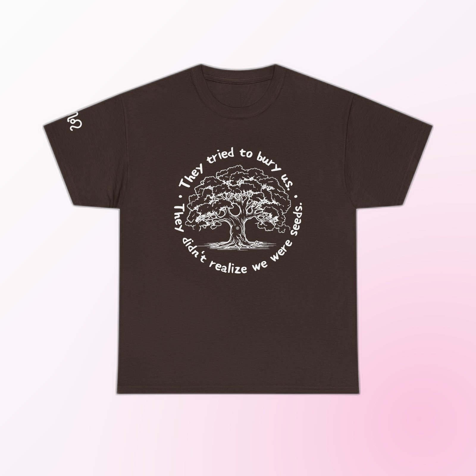 Dark Chocolate Gildan 5000 unisex t-shirt