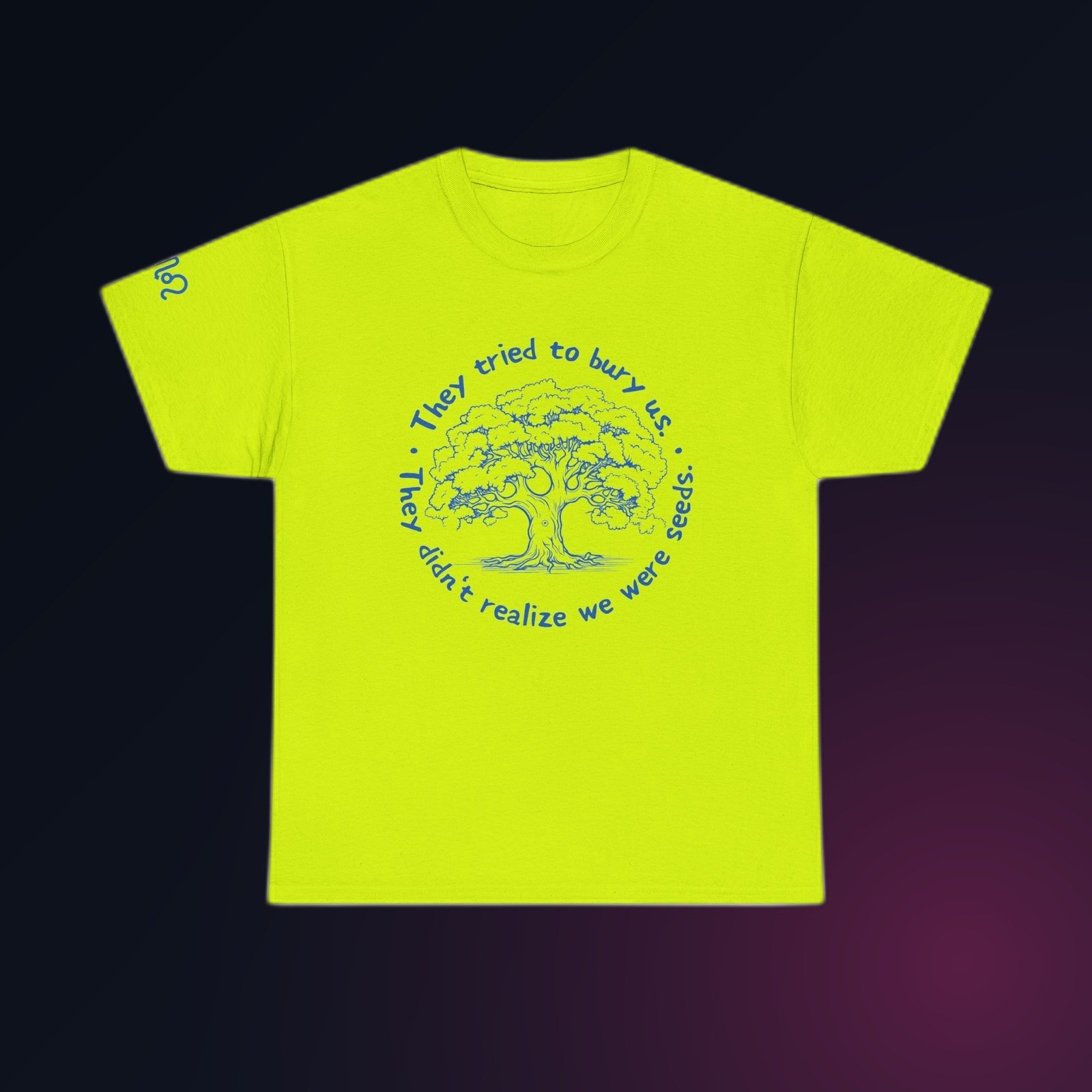 Safety Green Gildan 5000 unisex t-shirt