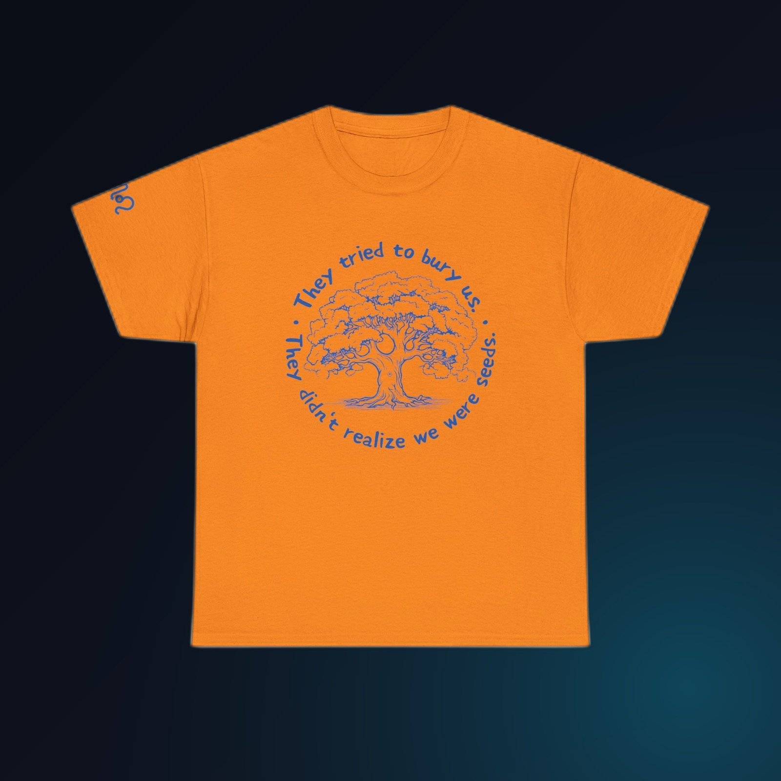 Safety Orange Gildan 5000 unisex t-shirt